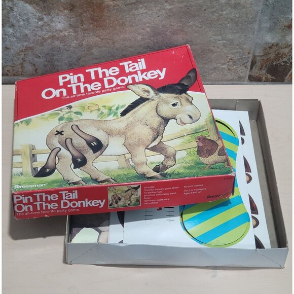 Pin The Tail On The Donkey Game 1986 - Picture 9 of 9
